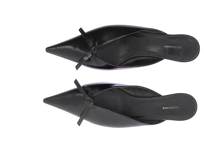 Balenciaga Mules a punta con tacco basso - vista 4
