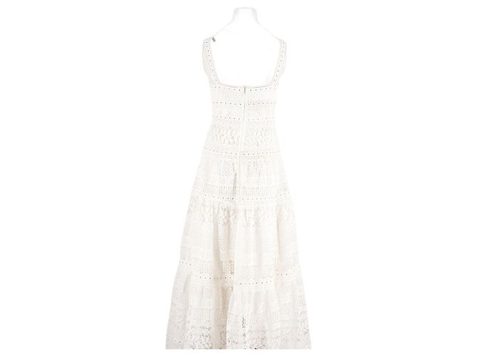Maje Vestido de algodón blanco - vista 2