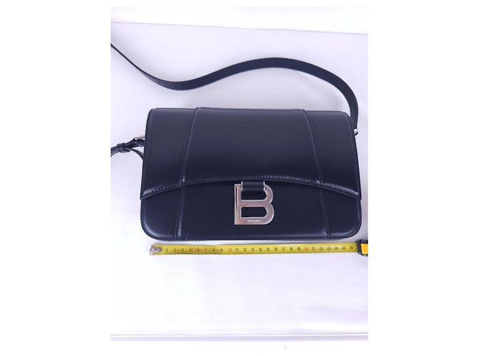Borsa a tracolla in pelle nera Balenciaga - vista 13