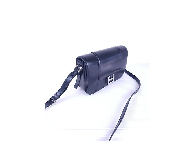 Borsa a tracolla in pelle nera Balenciaga - vista 6