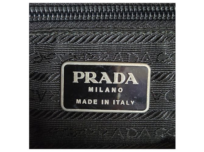 Borsa Prada in nylon tessuto verde - vista 15