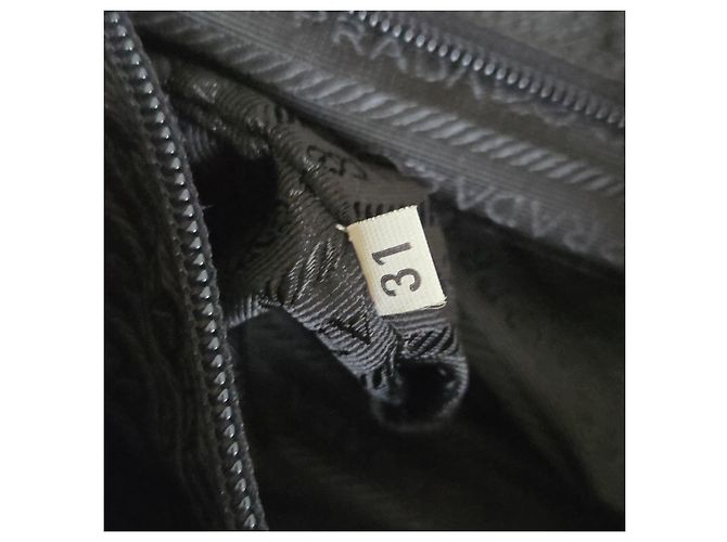 Borsa Prada in nylon tessuto verde - vista 16