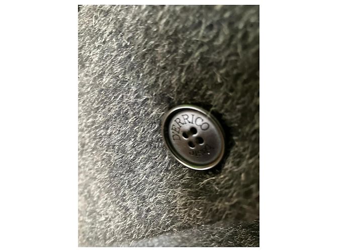 Autre Marque Abrigo de lana gris oscuro D'Errico - vista 6