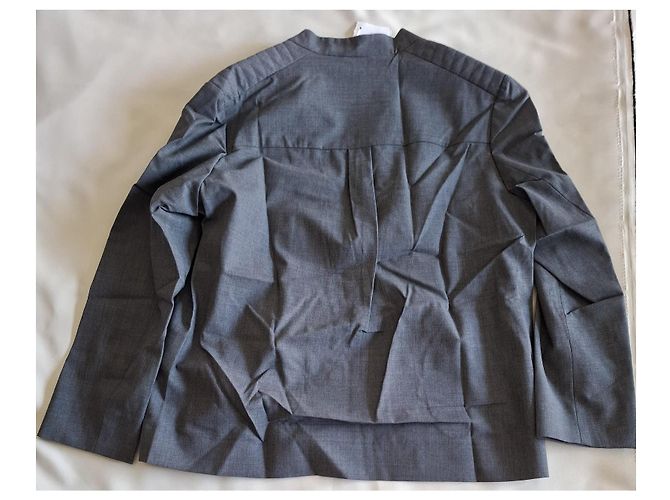 Blazer de lana gris Brunello Cucinelli - vista 5