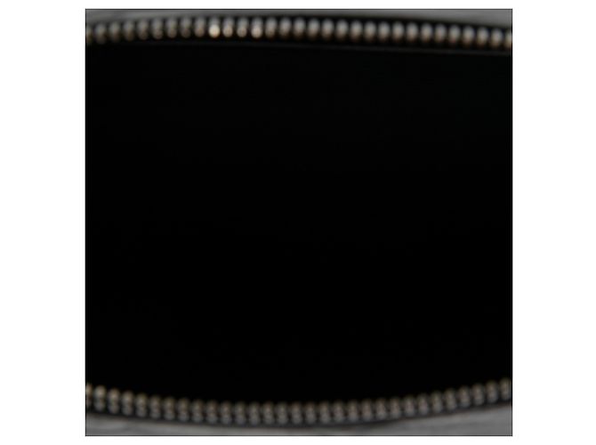 Pouch da polso con zip Alexander Wang Black Crackled Patent Punch - vista 4