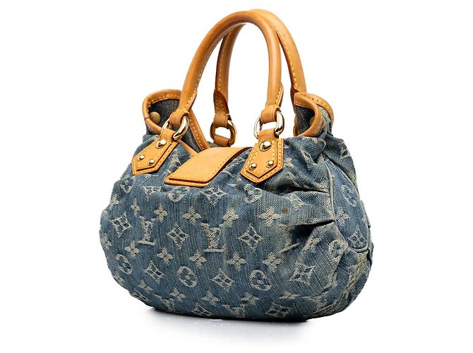 Louis Vuitton Blue Monogram Denim Pleaty - vista 2