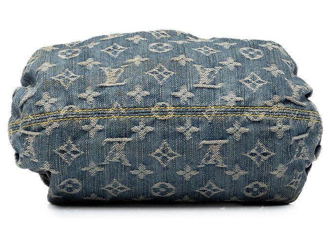 Louis Vuitton Blue Monogram Denim Pleaty - vista 3