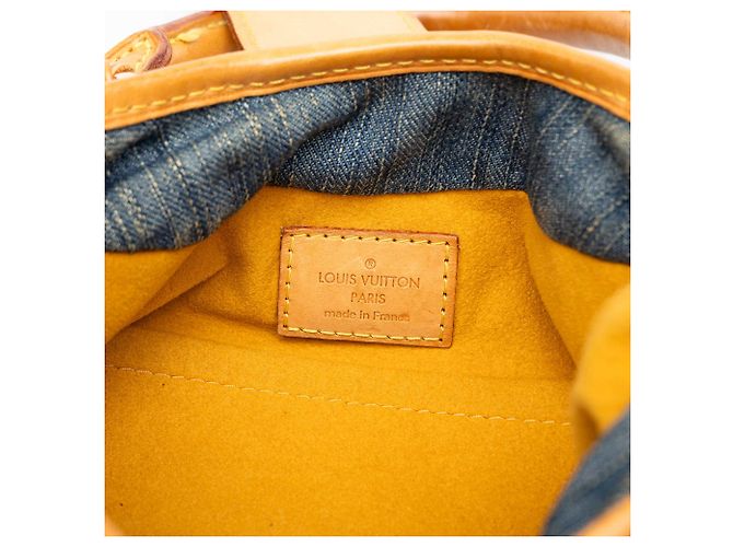 Louis Vuitton Blue Monogram Denim Pleaty - vista 5