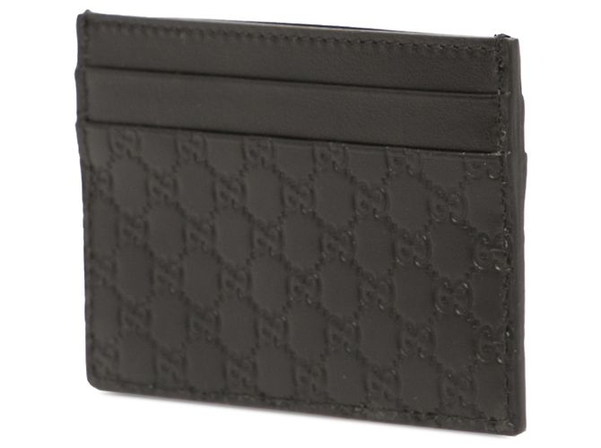 Tarjetero Gucci Black Microguccissima - vista 2