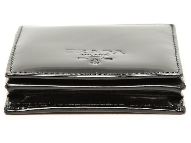 Monedero Prada de charol negro - vista 3