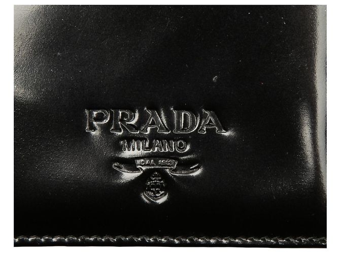 Monedero Prada de charol negro - vista 5
