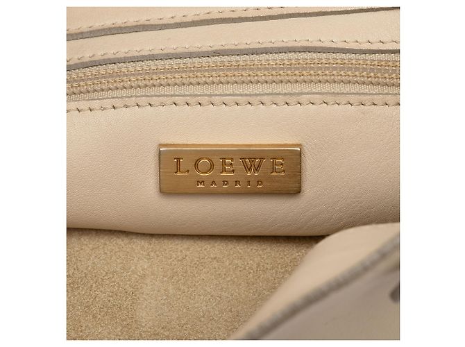 LOEWE Tote aus beigem Kalbleder - Ansicht 5