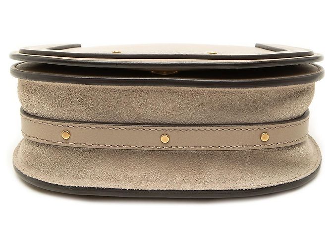 Borsa Nile Bracelet Chloé in pelle marrone Small - vista 3