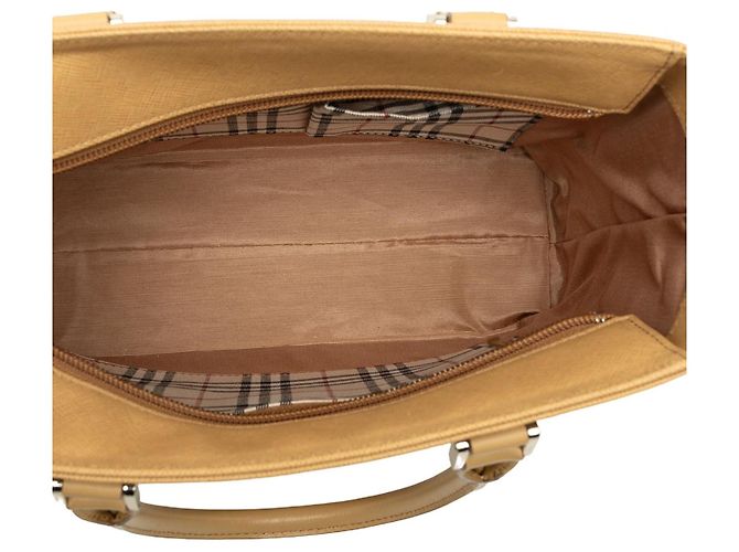 Burberry Beige Leder Tote - Ansicht 4