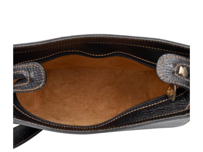 Borsa a tracolla LOEWE in pelle testurizzata nera - vista 4
