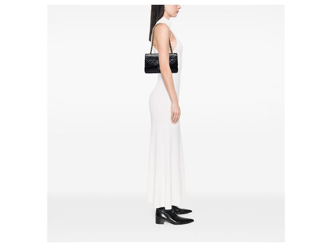 Chanel Black Medium Classic Lambskin Double Flap - vista 6