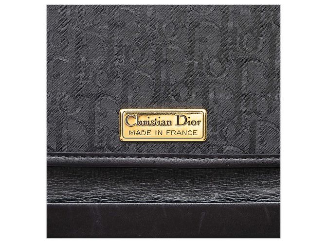 Borsa a tracolla con catena Diorissimo Trotter Canvas Nera Dior - vista 5