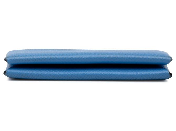 Tarjetero Hermès Calvi Blue Epsom - vista 3