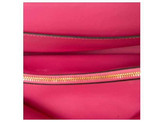 Borsa a tracolla Valentino Pink Nappa VLogo Stud Sign - vista 4