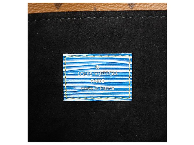 Louis Vuitton Blue Epi Denim and Reverse Monogram Pochette Metis - vista 5