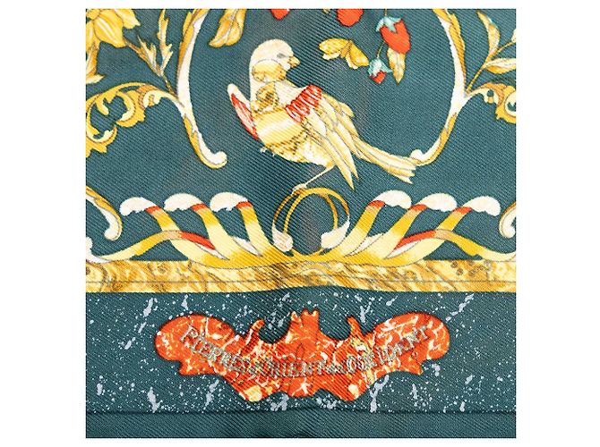 Hermès Green Pierres D Orient Et D Occident Seidentuch 45 - Ansicht 7