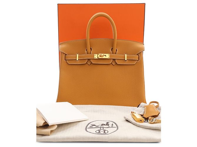 Hermès Brown Togo Birkin Retourne 25 - vista 5