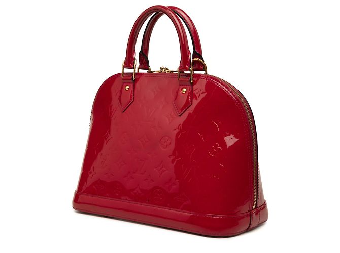 Louis Vuitton Red Monogram Vernis Alma PM - vista 2