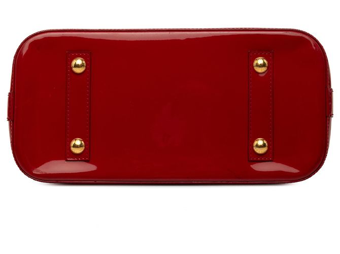 Louis Vuitton Red Monogram Vernis Alma PM - vista 3