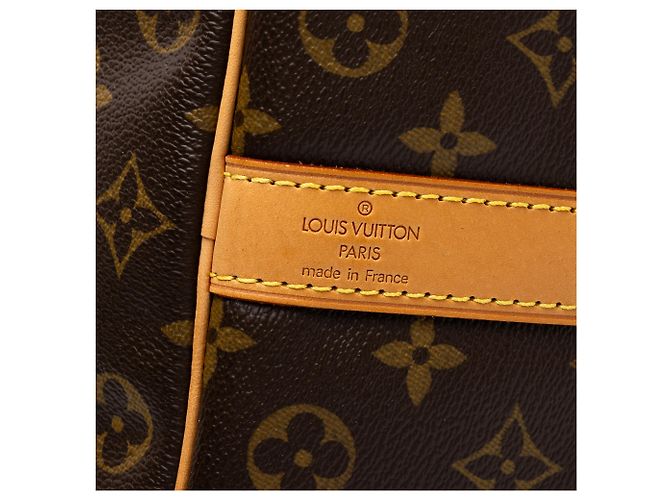 Louis Vuitton Brown Monogram Keepall Bandouliere 50 - vista 5