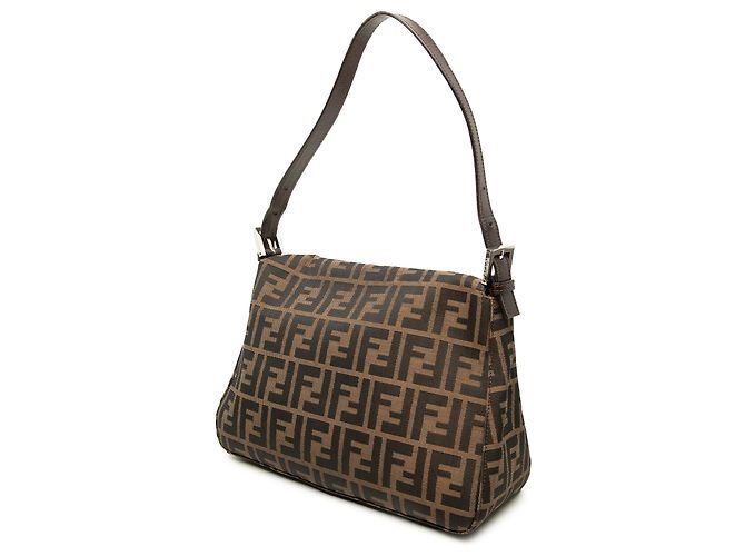 Fendi Brown Zucca Canvas Mamma Forever - vista 2