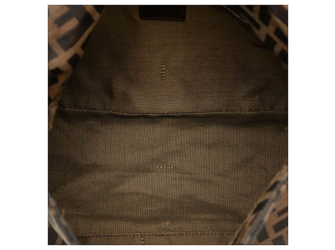 Fendi Brown Zucca Canvas Mamma Forever - vista 4