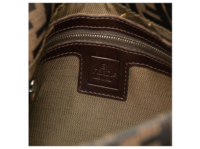 Fendi Brown Zucca Canvas Mamma Forever - vista 5