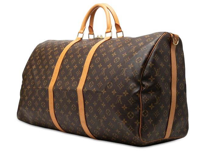 Louis Vuitton Brown Monogram Keepall Bandouliere 60 - vista 2