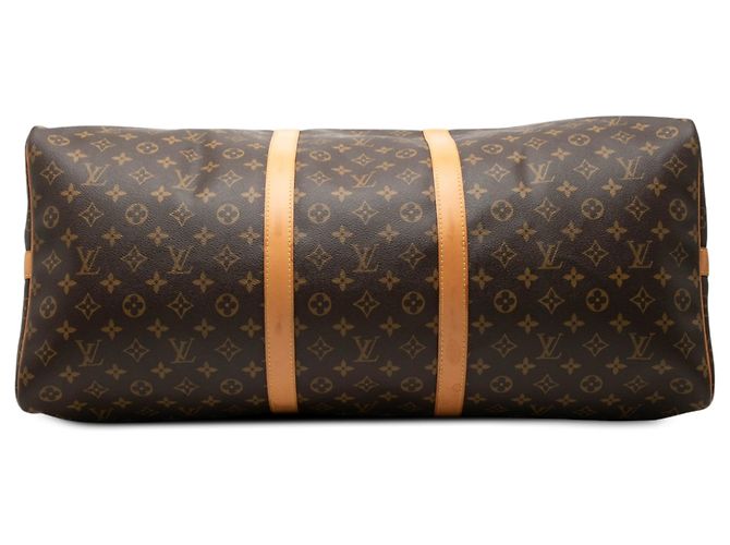 Louis Vuitton Brown Monogram Keepall Bandouliere 60 - vista 3