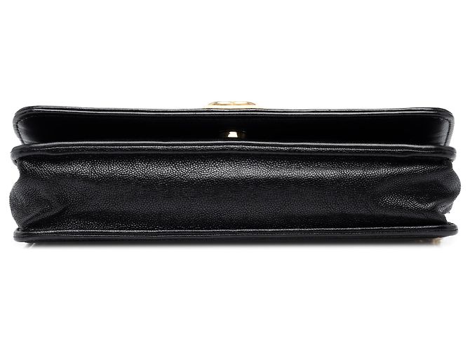 Chanel Black Quilted Caviar Boy Wallet on Chain - vista 3