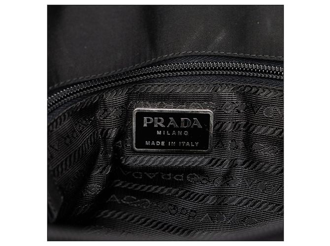 Borsa Tote Prada in Tessuto Nero - vista 5