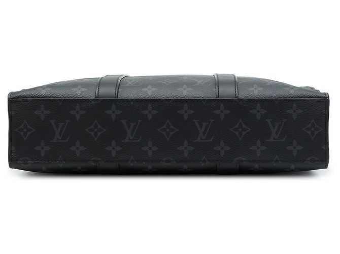 Louis Vuitton Black Monogram Eclipse Sac Plat - vista 3