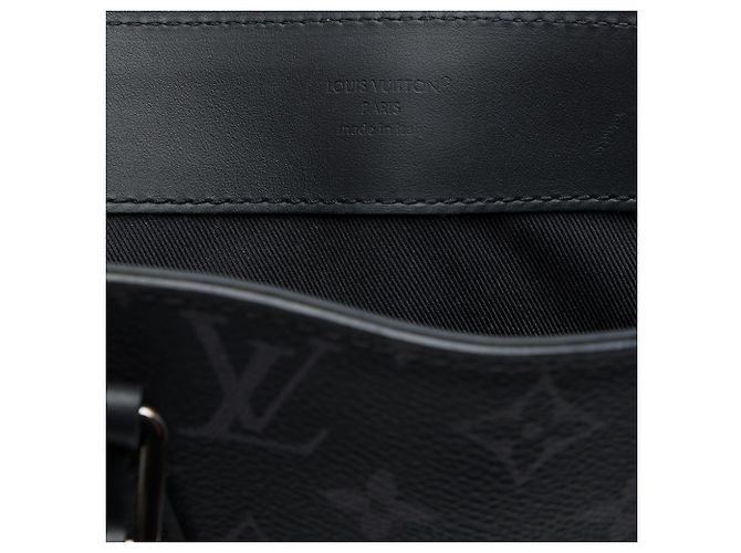 Louis Vuitton Black Monogram Eclipse Sac Plat - vista 5
