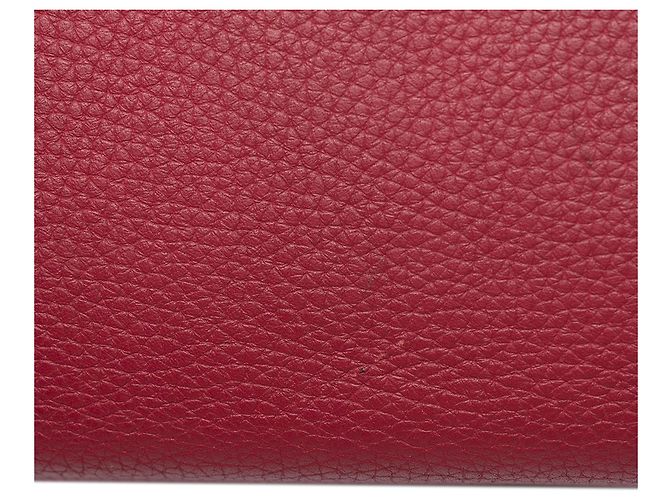 Hermès Red Clemence Victoria II 35 - vista 6