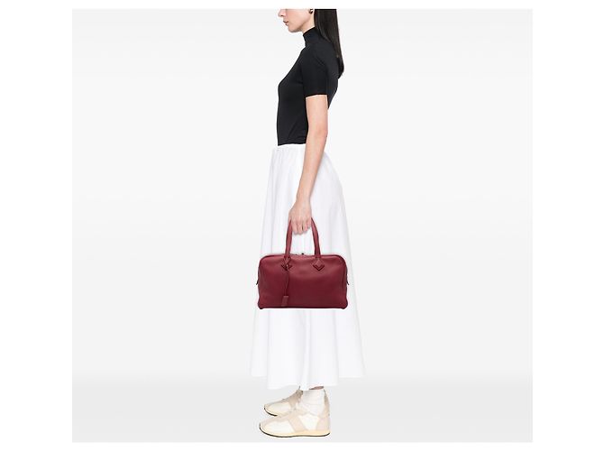 Hermès Red Clemence Victoria II 35 - vista 7