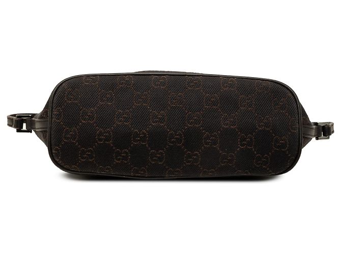 Gucci Brown GG Denim Boat - vista 3