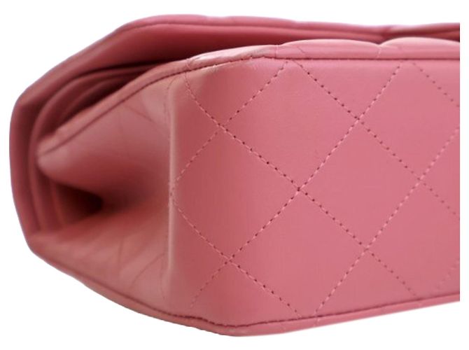 Chanel Pink Medium Classic Lambskin Double Flap - vista 11