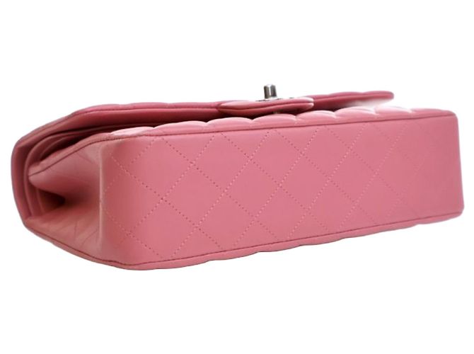 Chanel Pink Medium Classic Lambskin Double Flap - vista 14