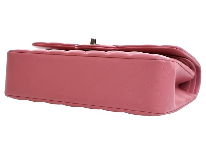 Chanel Pink Medium Classic Lambskin Double Flap - vista 15