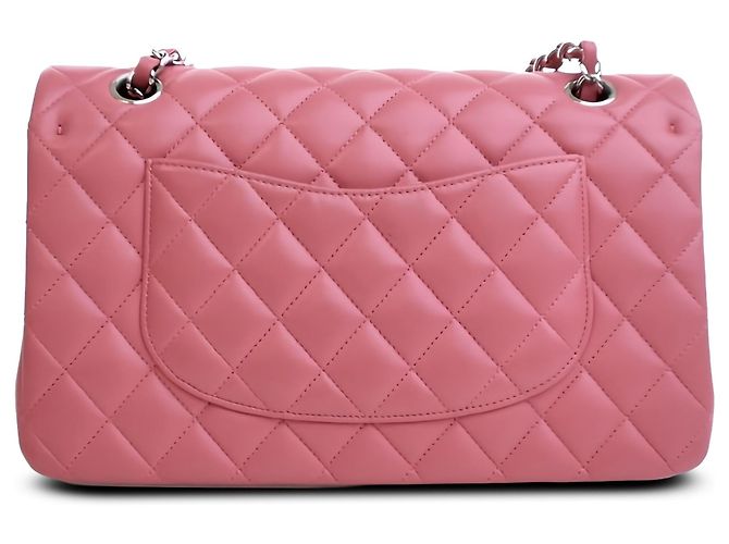 Chanel Pink Medium Classic Lambskin Double Flap - vista 2