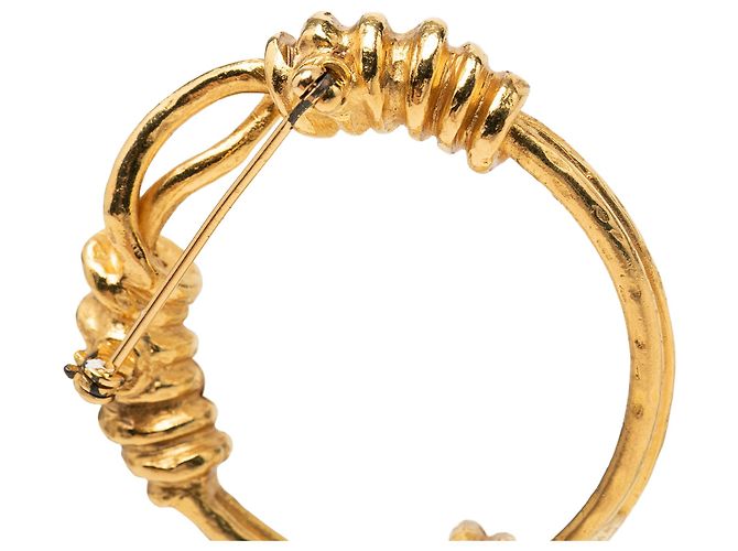 Spilla Croce CC Chanel Gold Plated Oro - vista 4