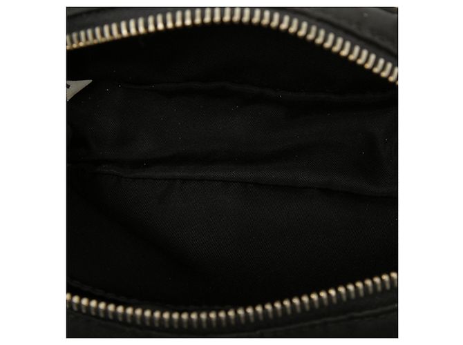 Prada Mini Camera Bag aus schwarzem Tessuto - Ansicht 4