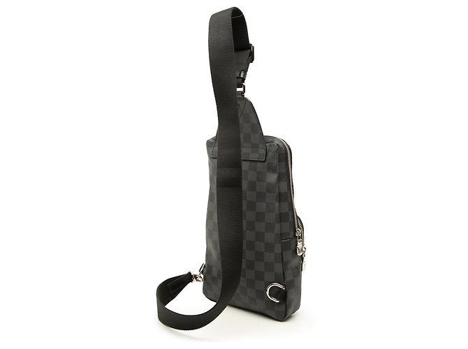 Louis Vuitton Black Damier Graphite Avenue Sling - vista 2