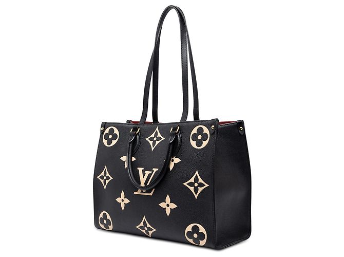 Louis Vuitton Black Bicolor Monogram Empreinte Giant Onthego MM - vista 2