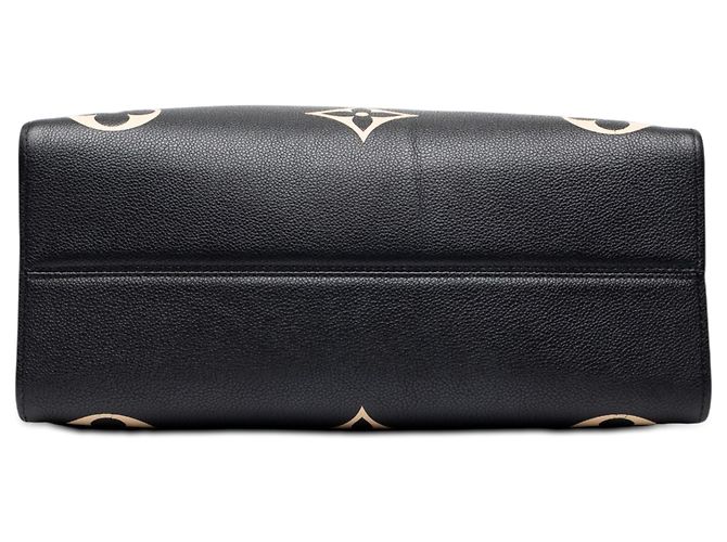 Louis Vuitton Black Bicolor Monogram Empreinte Giant Onthego MM - vista 3